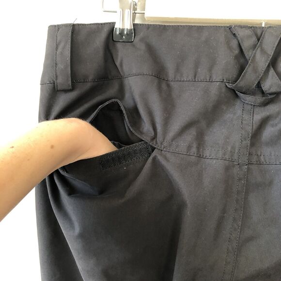 Burton Indulgence Pants Womens Large Black Dryride Thigh Vents Boot Cover Skiing - Picture 9 of 15